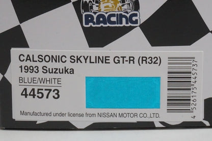 1:43 EBBRO 44573 Calsonic Skyline GT-R (R32) Suzuka 1993 #2 model car