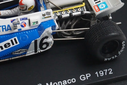 1:43  SPARK S1606 Matra MS 120C Monaco GP 6th 1972 #16 C. Amon model car