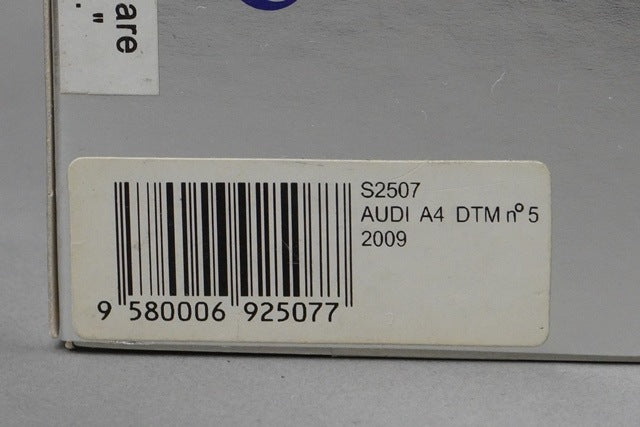 1:43 Spark S2507 Audi A4 DTM 2009 #5 model car