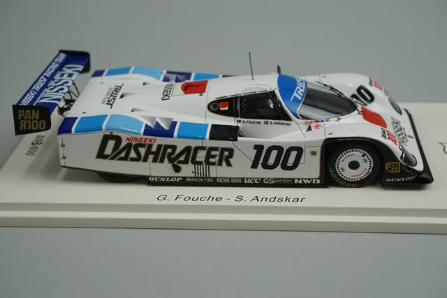 1:43 Spark SJ025 Porsche 962C WSPC Suzuka 1989 #100 G.Fouche S.Andsker model car