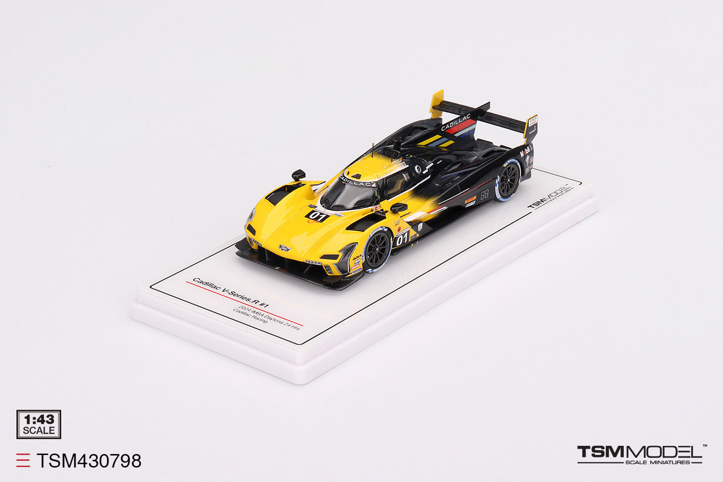 [ Back-order ] TSM TSM430798 1:43 Cadillac V Series R IMSA Daytona 24 Hours 2024 #1 model car