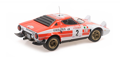 [ Back-order ] MINICHAMPS 155741702 1:18 Lancia Stratos Tour de Corse 1974 #2 Winners model car