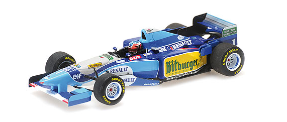 [ Back-order ] MINICHAMPS 517951501 1:43 Benetton B195 M Schumacher Pac-GP 1995 Win WC model car