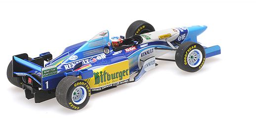 [ Back-order ] MINICHAMPS 517951501 1:43 Benetton B195 M Schumacher Pac-GP 1995 Win WC model car