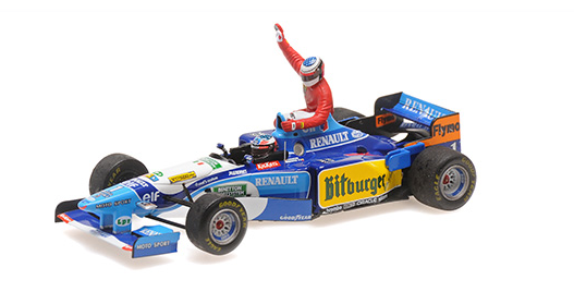 [ Back-order ] MINICHAMPS 517950601 1:43 Benetton B195 Schumacher Canadian GP 1995 with Arregi F model car