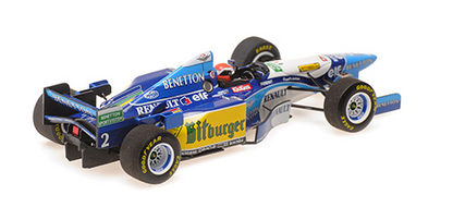 [ Back-order ] MINICHAMPS 417950802 1:43 Benetton Renault B195 Herbert British GP 1995 Winner model car