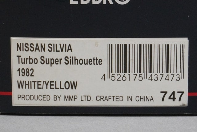 1:43 EBBRO 43747 Nissan Silvia Turbo Super Silhouette 1982 #23 model car