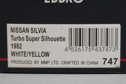 1:43 EBBRO 43747 Nissan Silvia Turbo Super Silhouette 1982 #23 model car