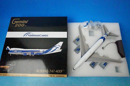 1:200 B747-400F Air Bridge Cargo INTERACTIVE SERIES VP-BIM G2ABW934 Gemini