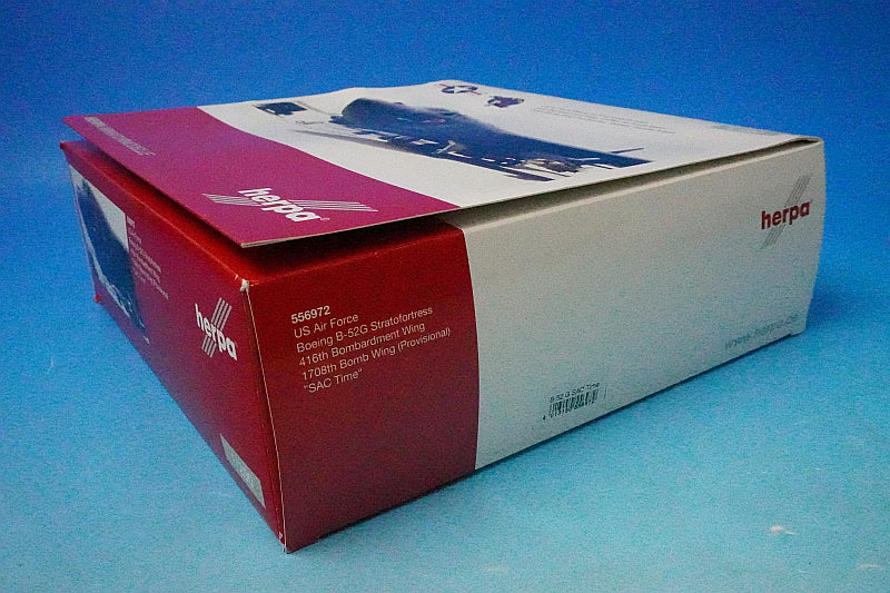 1:200 B-52G Stratofortress, USAF 416th Bombardment Wing, Griffiss AFB #58-0164 "SAC Time" 556972 Herpa airplane model