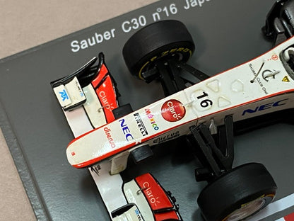 1:43 SPARK SS02 Suzuka Legend Custom Sauber C30 Japanese GP 2011 #16 Kamui Kobayashi