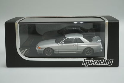 1:43 HPI 8159 Nissan Skyline GT-R (R32) Jet Silver Metallic