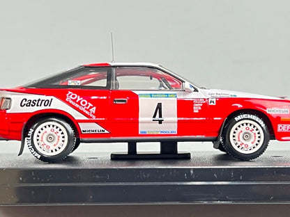 1:43 HPI 8146 Mirage Toyota Celica GT-Four Rally Sweden 1992 #4 model car