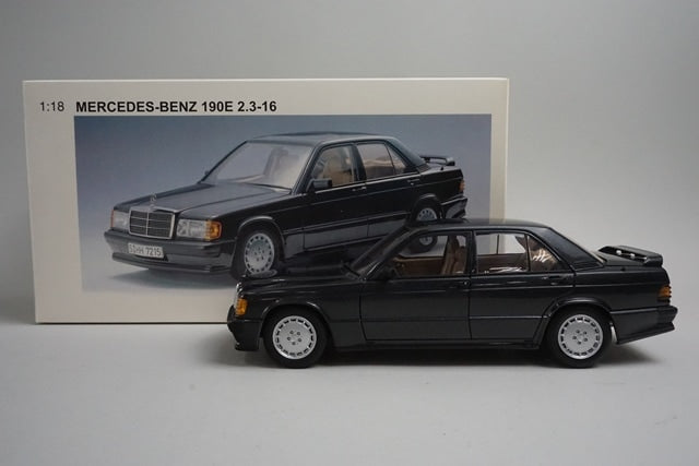1:18 AUTOart 76122 Mercedes Benz 190E 2.3 16V Blue Black Metallic model car