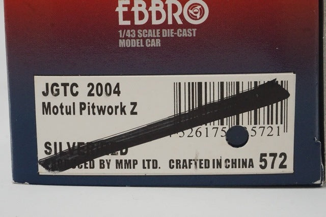 1:43 EBBRO 43572 Nissan MOTUL Pit Work Z JGTC 2004 #22