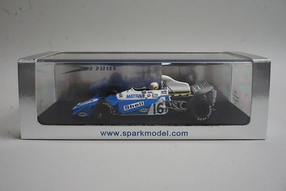 1:43  SPARK S1606 Matra MS 120C Monaco GP 6th 1972 #16 C. Amon model car