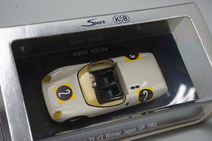 1:43 Spark KBS019 International Trade Custom Order Lotus 23 Japanese Grand Prix Winner 1963 #2 P.Waugh