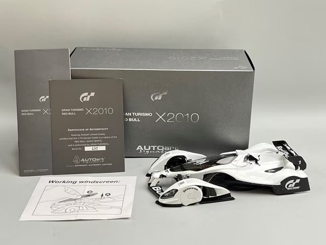 1:18 AUTOart 18105 Red Bull X2010 White model car