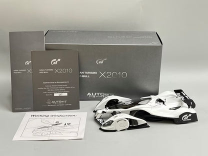 1:18 AUTOart 18105 Red Bull X2010 White model car