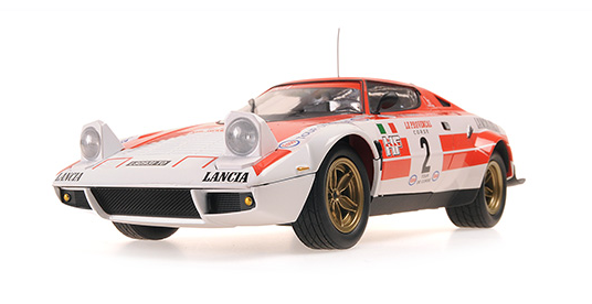 [ Back-order ] MINICHAMPS 155741702 1:18 Lancia Stratos Tour de Corse 1974 #2 Winners model car