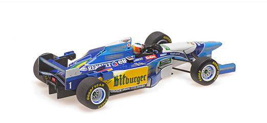 [ Back-order ] MINICHAMPS 517950101 1:43 Benetton Renault B195 M Schumacher Brazilian GP 1995 WC model car