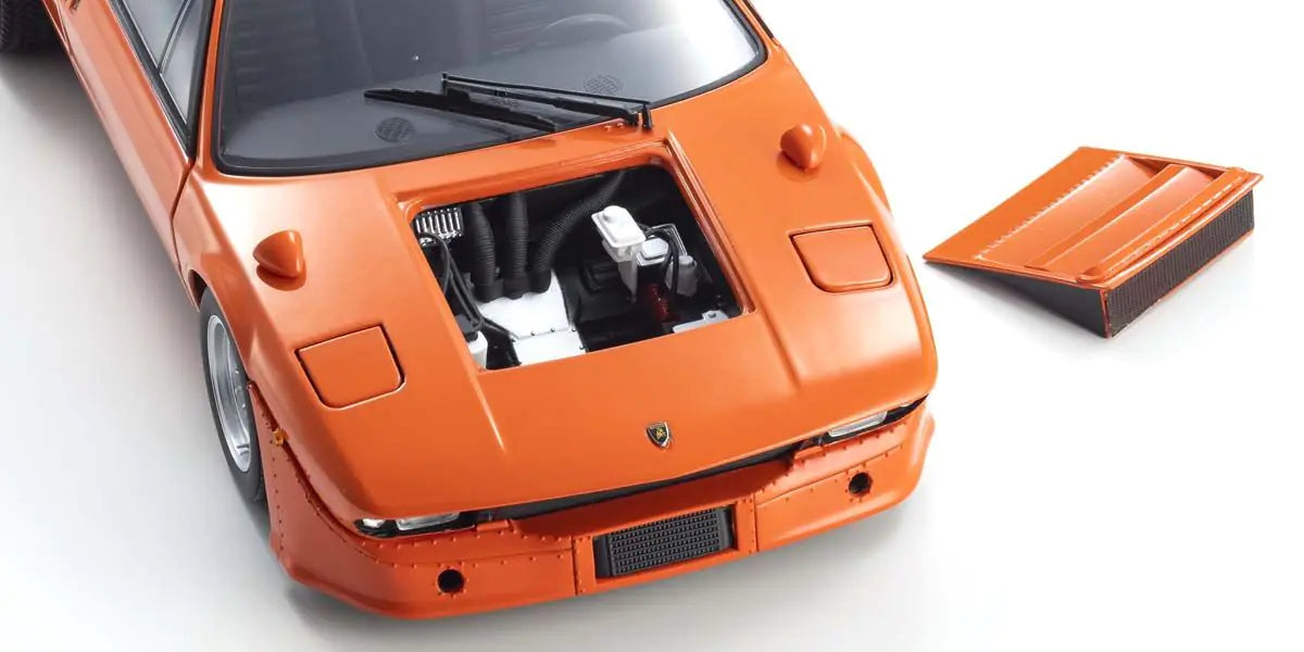 [ Back-order ] KYOSHO KS08445P 1:18 Lamborghini Urraco Rally Orange model car