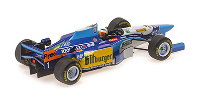 [ Back-order ] MINICHAMPS 517950501 1:43 Benetton Renault B195 Schumacher Monaco GP 1995 Winner model car