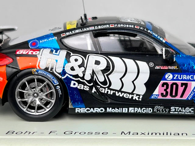 1:43 Spark SG331 Porsche Cayman 981 GT4 CS Teichmann Racing Nurburgring 24H 2017 #307