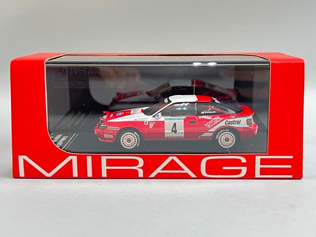1:43 HPI 8146 Mirage Toyota Celica GT-Four Rally Sweden 1992 #4 model car
