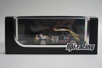 1:43 HPI 8062 Lancia Delta HF Integrale ESSO 1993 San Remo #12 Black x Gold