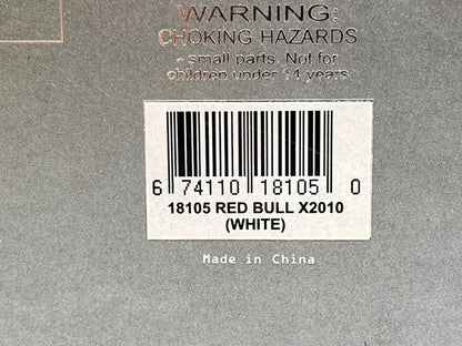 1:18 AUTOart 18105 Red Bull X2010 White model car
