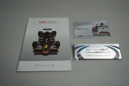 1:18 TSM Model TSM111801 Porsche 936/77 Le Mans 24H Winner #4 Martini J. Ickx / H. Heywood / J. Barth
