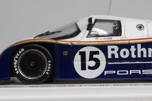 1:43 SPARK SKB43032 Porsche 962C RLR 106B 500km Kyalami Winner 1987 #15