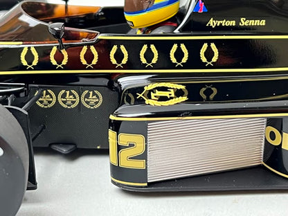 1:18 MINICHAMPS 540851812 Lotus Renault 97T A.Senna 1985 #12 model car