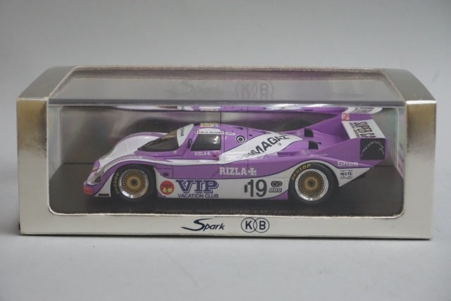 1:43 SPARK KBS017 Porsche 962C LM Le Mans 1990 #19 model car