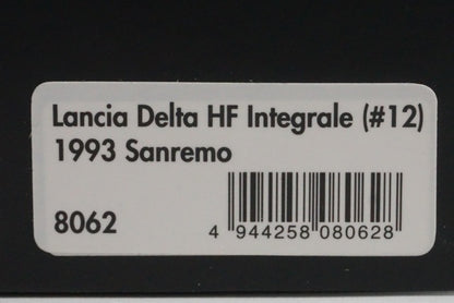 1:43 HPI 8062 Lancia Delta HF Integrale ESSO 1993 San Remo #12 Black x Gold