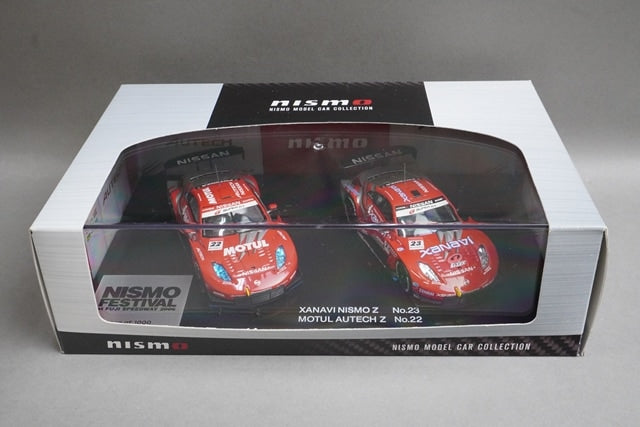 1:43 EBBRO KWAM122000 Dealer Nissan 06 Nismo GT500 Z Malaysian Model Set of 2 #22 #23 model car