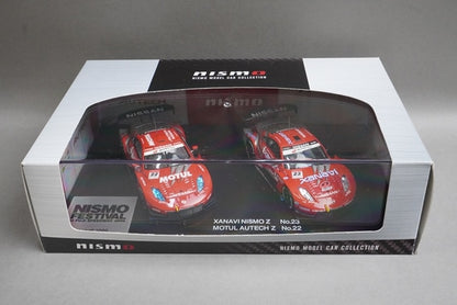 1:43 EBBRO KWAM122000 Dealer Nissan 06 Nismo GT500 Z Malaysian Model Set of 2 #22 #23 model car