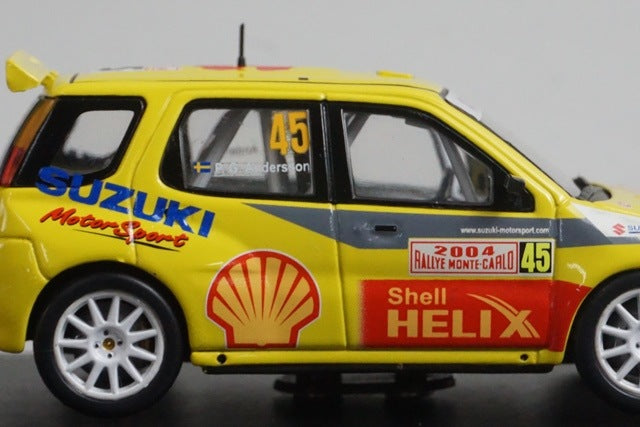 1:43 Spark S0623 Suzuki Ignis S1600 Monte Carlo Rally 2004 #45 P.G.Anderson model car