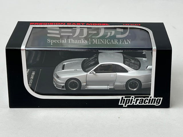 1:43 HPI 8166 Nissan NISMO GT-R Le Mans Silver Custom Order for Miniature Car Fans model car