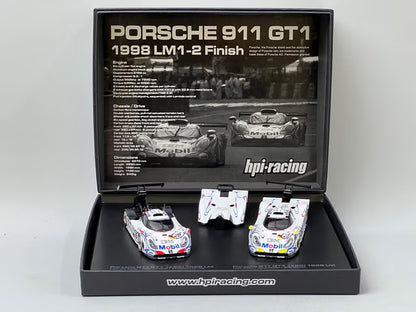1:43 HPI 8051 Porsche 911 GT1 Le Mans 1998 #25 & #26