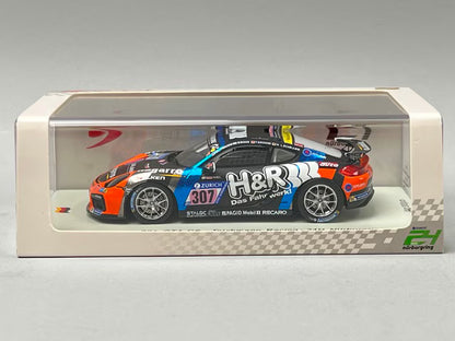 1:43 Spark SG331 Porsche Cayman 981 GT4 CS Teichmann Racing Nurburgring 24H 2017 #307