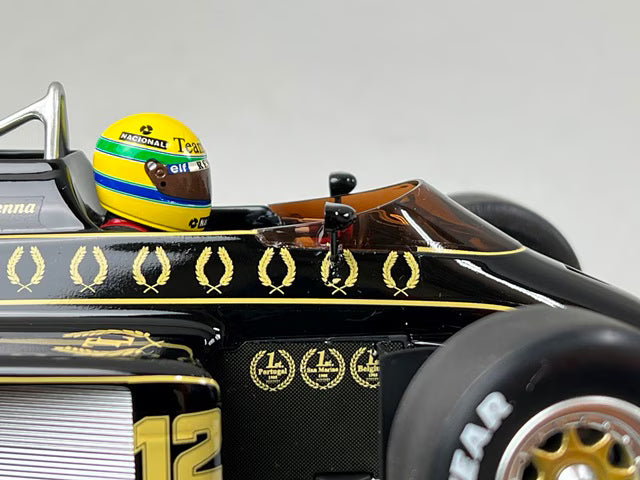 1:18 MINICHAMPS 540851812 Lotus Renault 97T A.Senna 1985 #12 model car