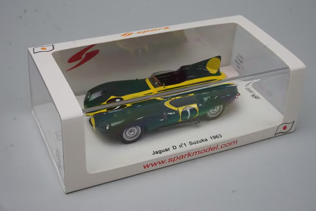 1:43 SPARK SJ017 Jaguar D Suzuka 1963 #1