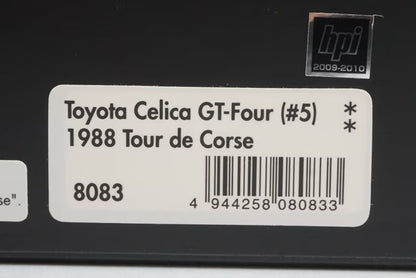 1:43 HPI 8083 Toyota Celica GT-Four Tour de Corse 1988 #5