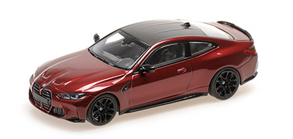 [ Back-order ] MINICHAMPS 410020126 1:43 BMW M4 2020 Red Metallic model car
