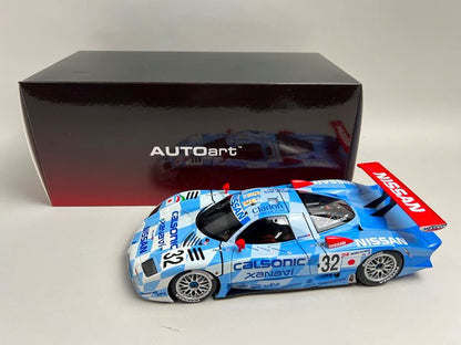 1:18 AUTOart 89876 Nissan R390 GT1 1998 Le Mans 24 Hours 3rd Overall  #32  Kazuyoshi Hoshino/Aguri Suzuki/Masahiko Kageyama