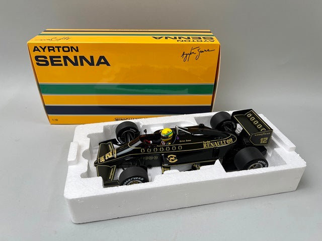 1:18 MINICHAMPS 540851812 Lotus Renault 97T A.Senna 1985 #12 model car