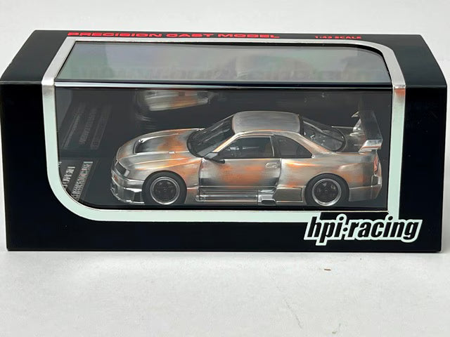 1:43 HPI 8161 Nissan Nismo GT-R Le Mans Metal Polished Model