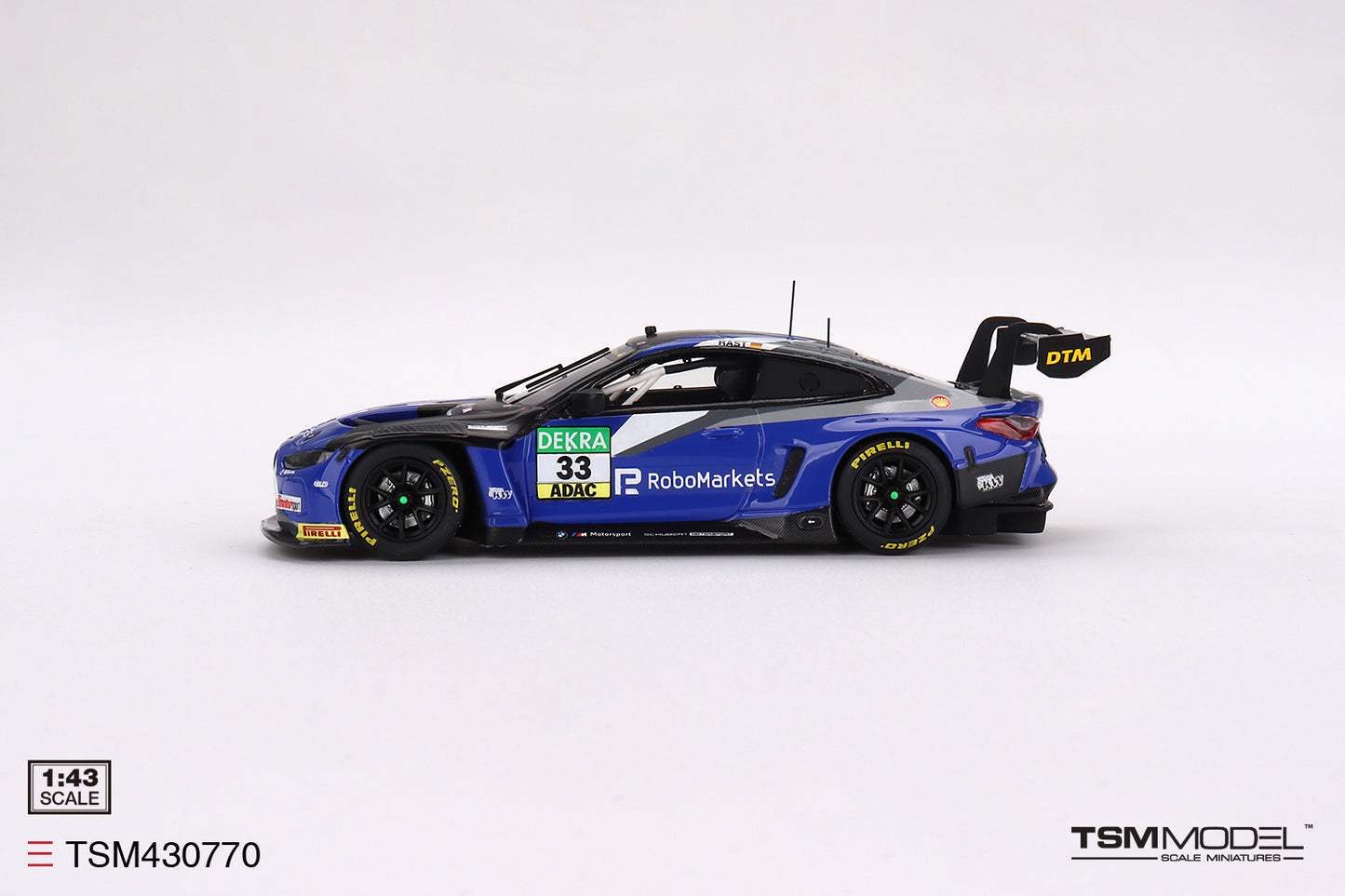[ Back-order ] TSM TSM430770 1:43 BMW M4 GT3 DTM 2023 #33Schubert Motorsport model car
